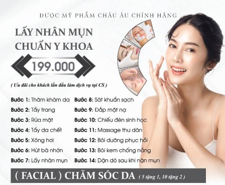 Lấy nhân mụn chuẩn y khoa